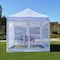 Impact Canopy Breeze Wall Kit - Zippered Mesh Sidewalls for 10 FT x 10 FT  Pop-Up Tent Canopy, White 033150001 - alternate 3